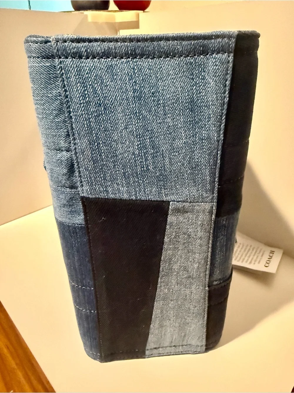 NEW Coach Denim Patchwork Cargo Tote 26 CAM63 | NWT